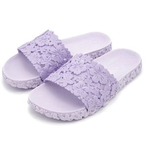 Sunies Hawaii Lavender Slides. 7.5 Brand new with tags!